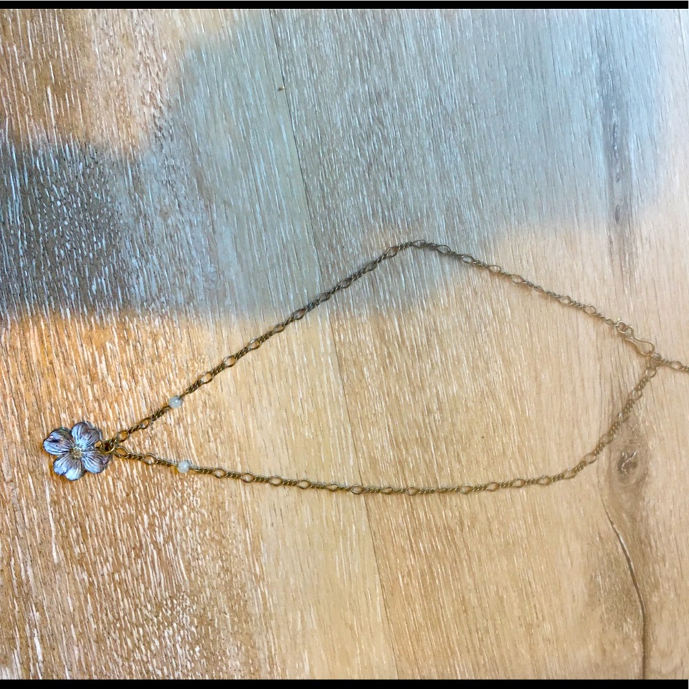 Dogwood necklace. Adjustable